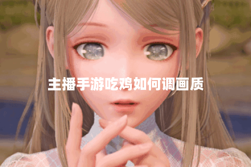 主播手游吃鸡如何调画质