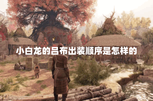 小白龙的吕布出装顺序是怎样的？如何搭配出装提升战斗力？