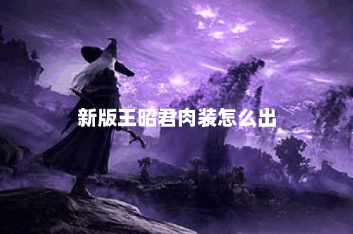 新版王昭君肉装怎么出