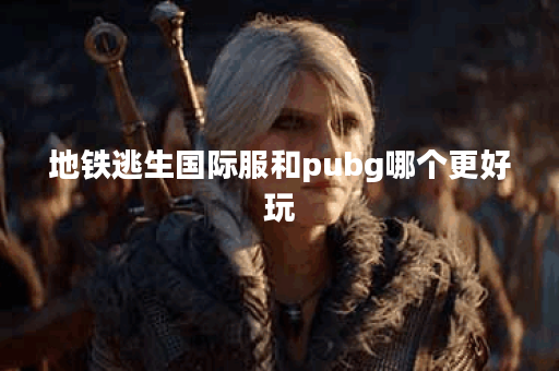 地铁逃生国际服和pubg哪个更好玩