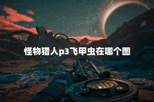 怪物猎人p3飞甲虫在哪个图