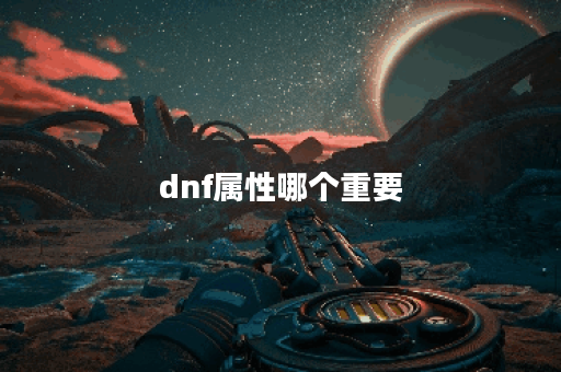 dnf属性哪个重要
