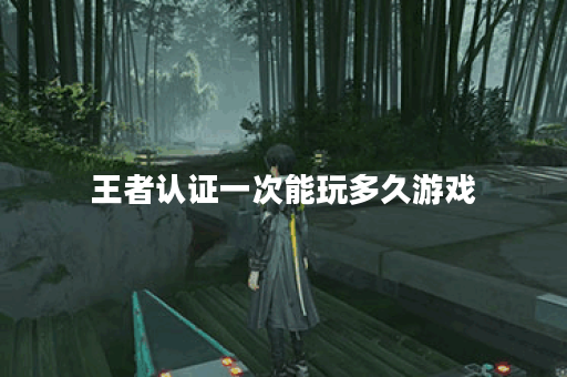 王者认证一次能玩多久游戏