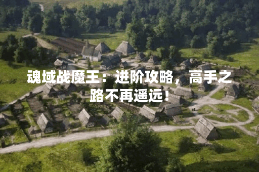 魂域战魔王：进阶攻略，高手之路不再遥远！