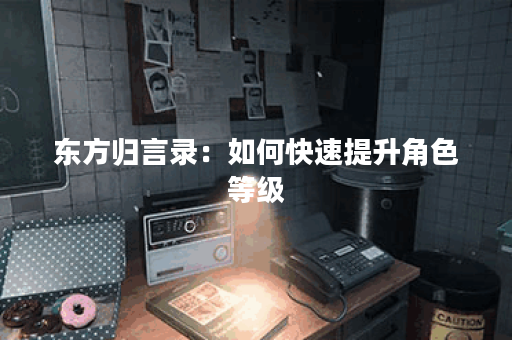 东方归言录：如何快速提升角色等级？