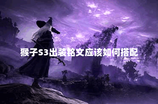 猴子S3出装铭文应该如何搭配？猴子在S3版本中如何选择出装和铭文？