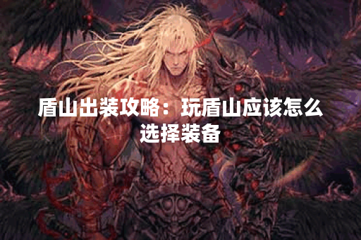 盾山出装攻略：玩盾山应该怎么选择装备？如何搭配出装？