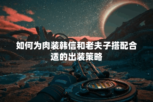 如何为肉装韩信和老夫子搭配合适的出装策略？