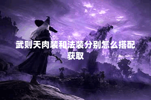 武则天肉装和法装分别怎么搭配获取? 武则天肉装和法装分别怎么搭配获取?