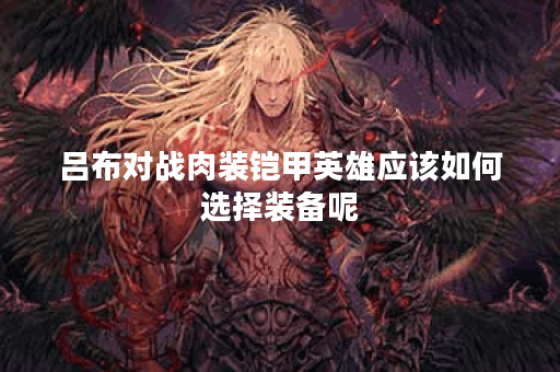 吕布对战肉装铠甲英雄应该如何选择装备呢？