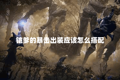 铠爹的暴击出装应该怎么搭配?铠爹的暴击装备如何选择? 铠爹的暴击出装应该怎么搭配?铠爹的暴击装备如何选择?