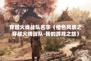 穿越火线战队名字（橙色风暴之穿越火线战队-我的游戏之旅）