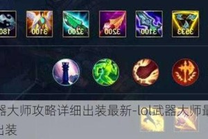 新版武器大师出装攻略是什么？最佳装备选择有哪些？