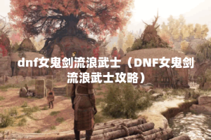 dnf女鬼剑流浪武士（DNF女鬼剑流浪武士攻略）