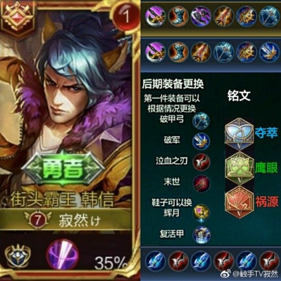 国服第一女娲的最佳出装和铭文是什么？