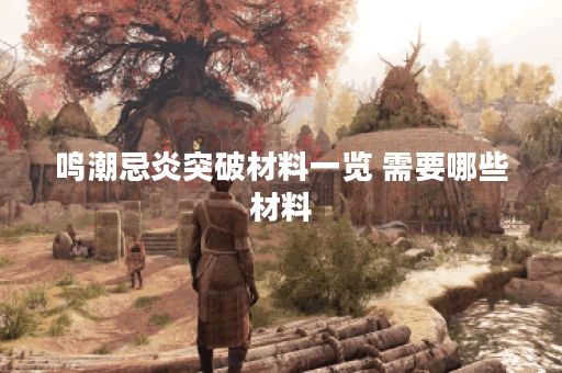 鸣潮忌炎突破材料一览 需要哪些材料